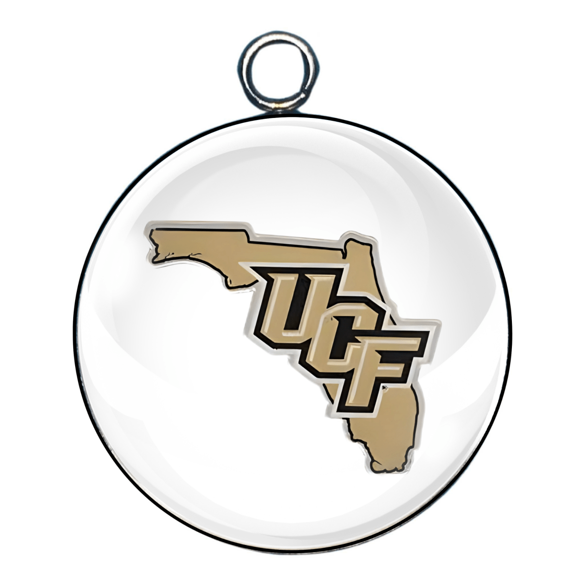 Style 6: Florida state UCF initials charm