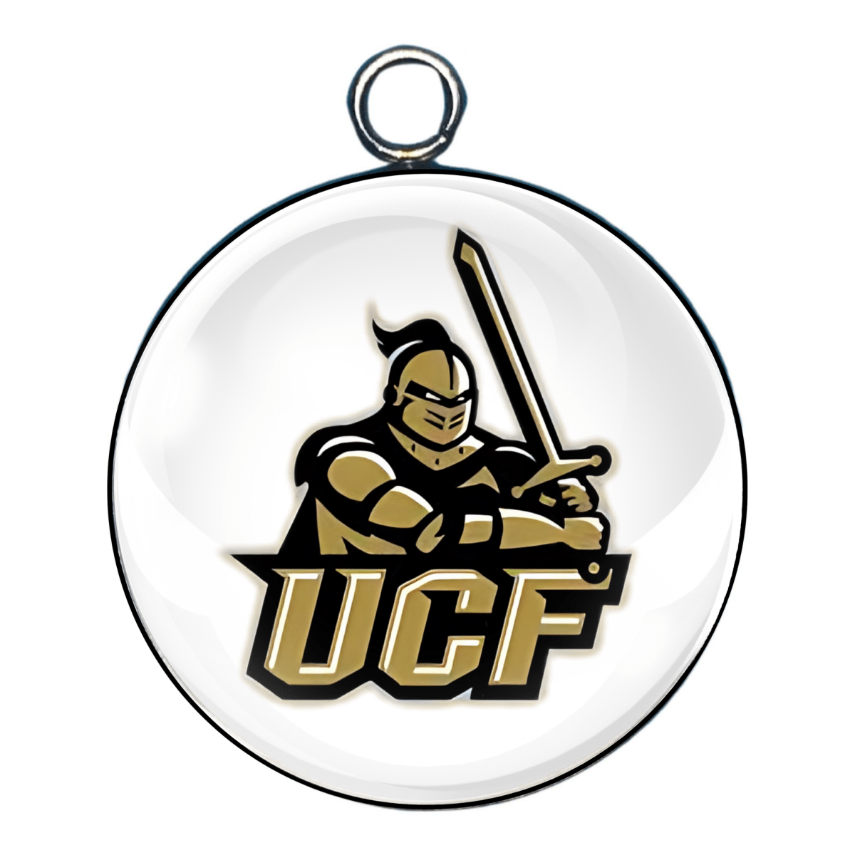 Style 4: Knight with sword & UCF letters charm