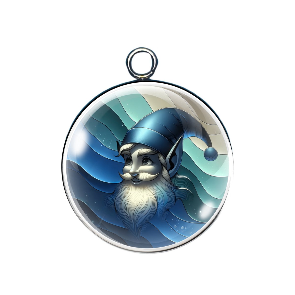 Blue Holiday Charms