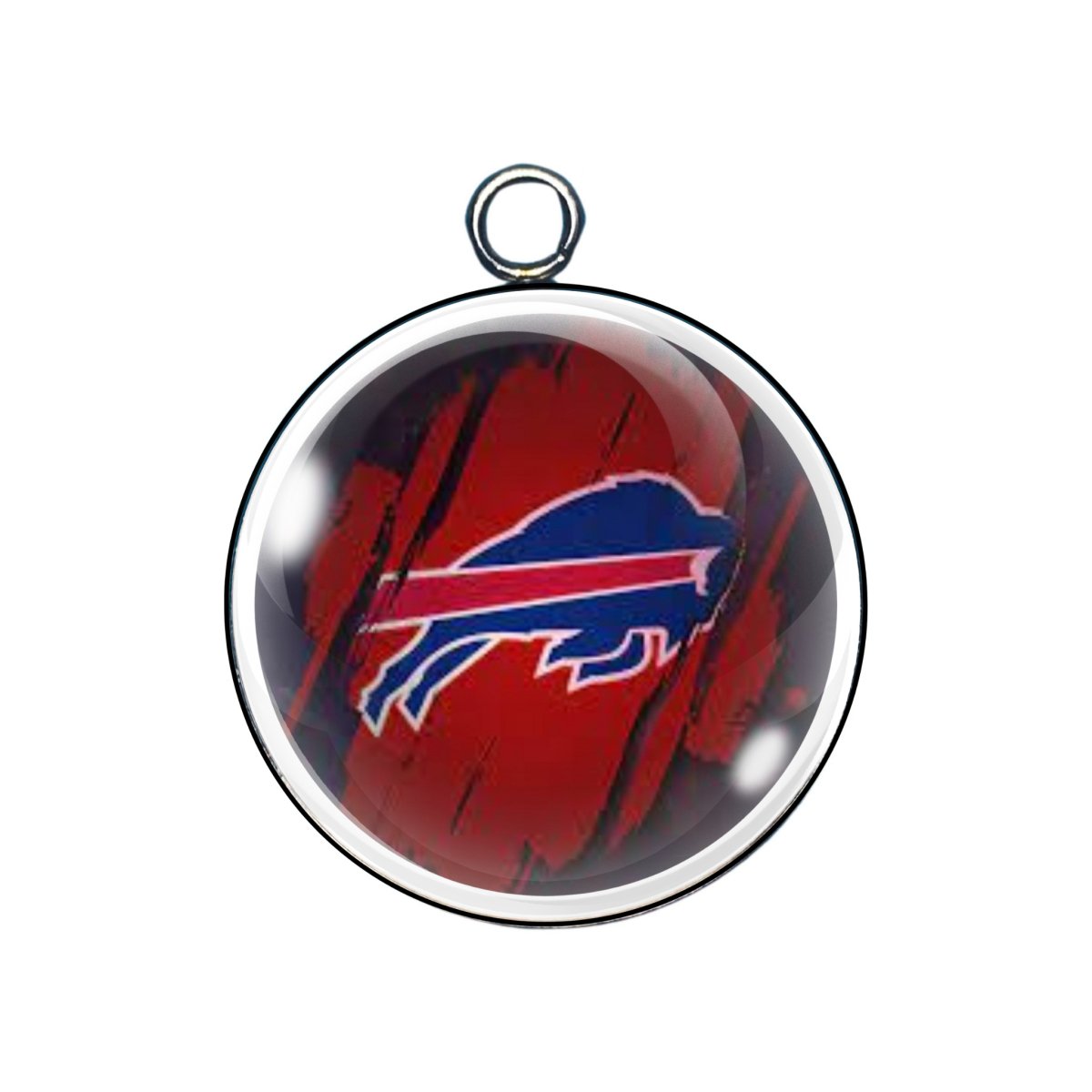 Buffalo Bills Glass Cabochon Charms