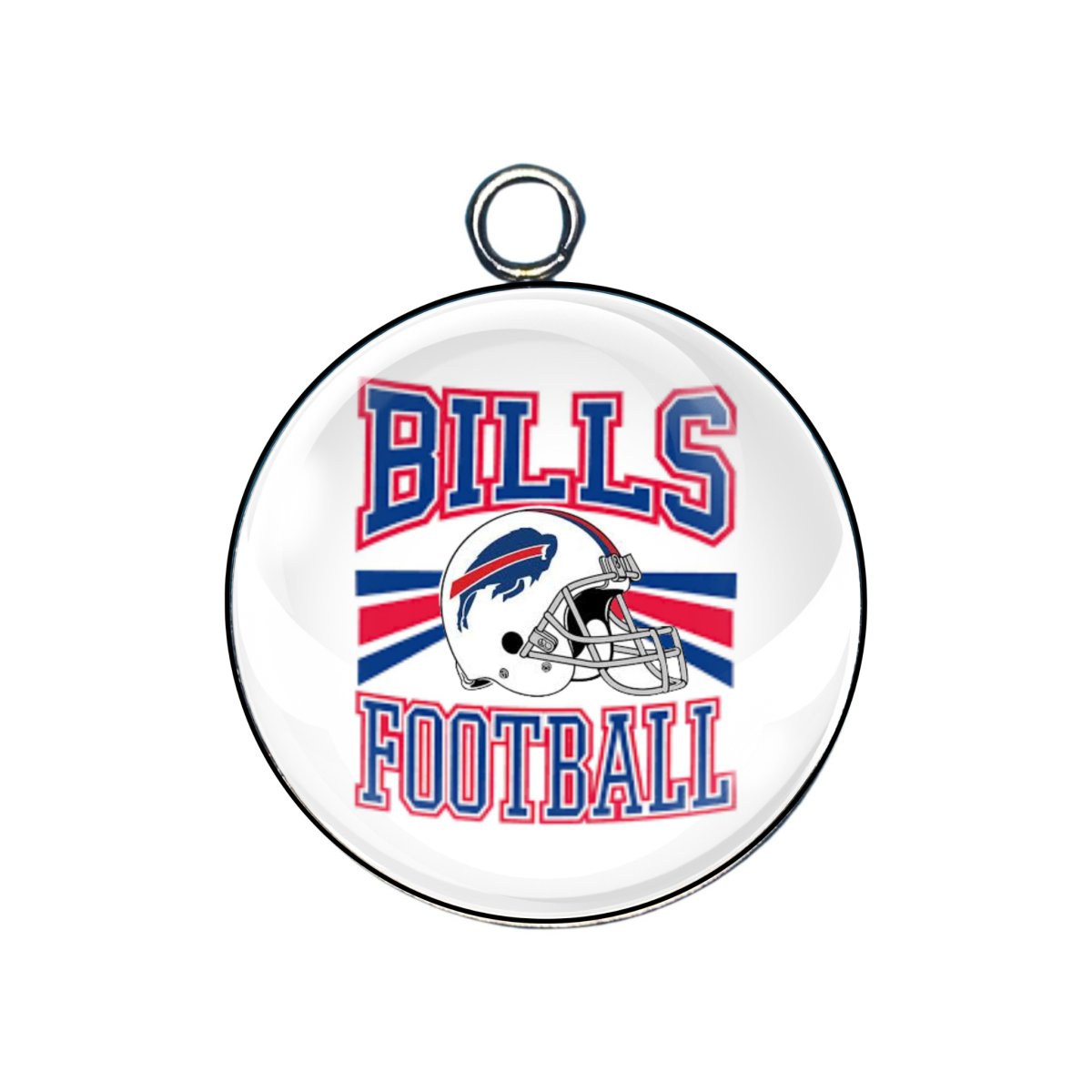 Buffalo Bills Glass Cabochon Charms