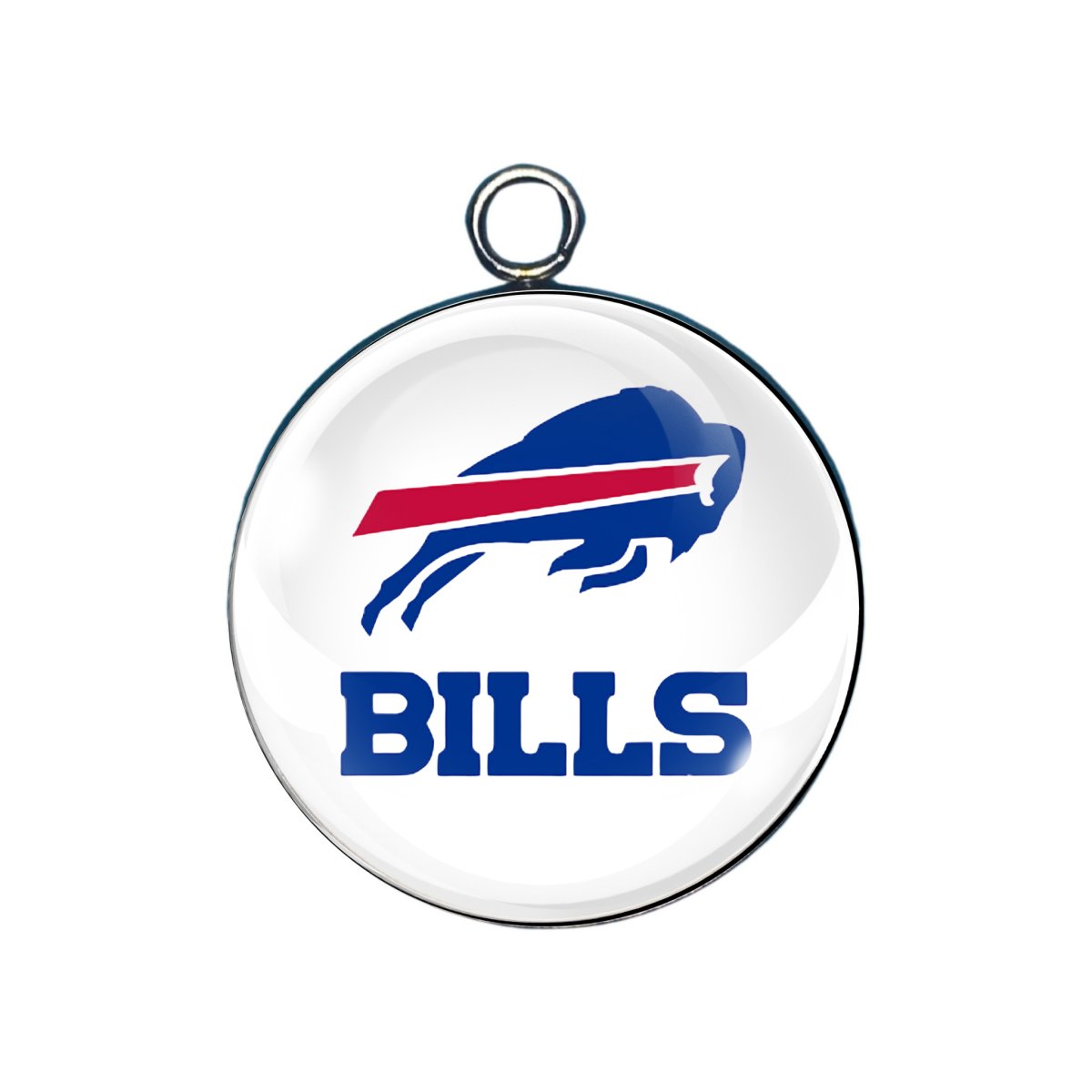 Buffalo Bills Glass Cabochon Charms