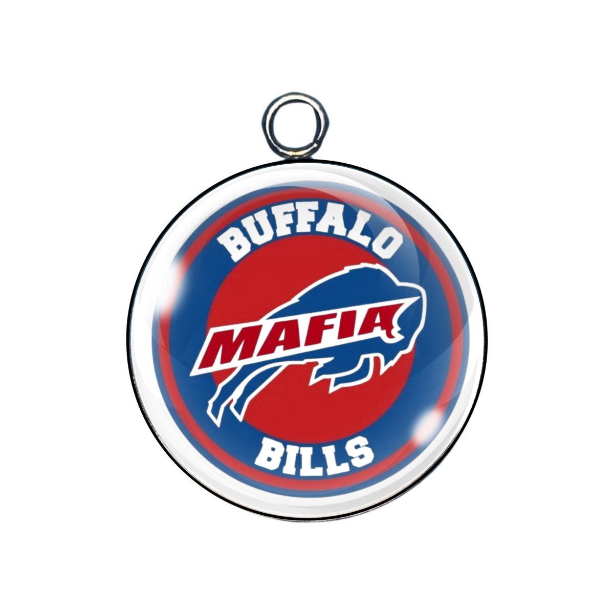 Buffalo Bills Glass Cabochon Charms