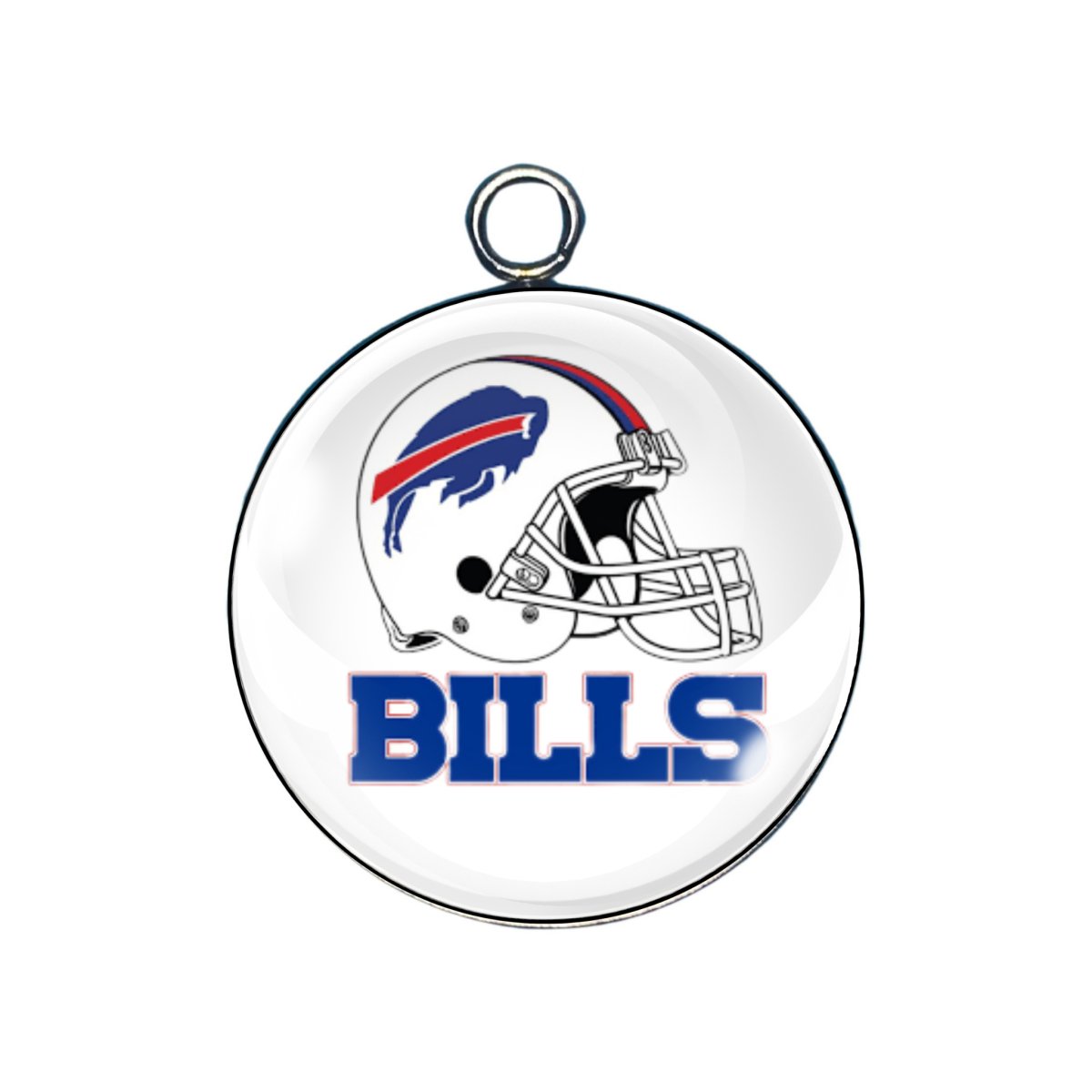 Buffalo Bills Glass Cabochon Charms