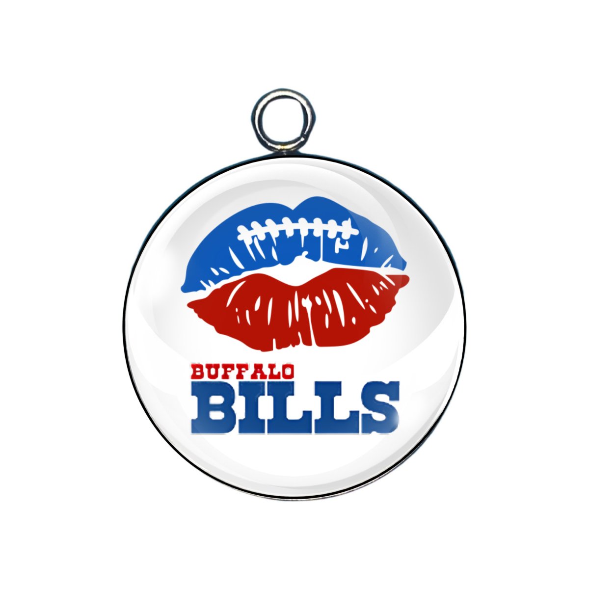 Buffalo Bills Glass Cabochon Charms