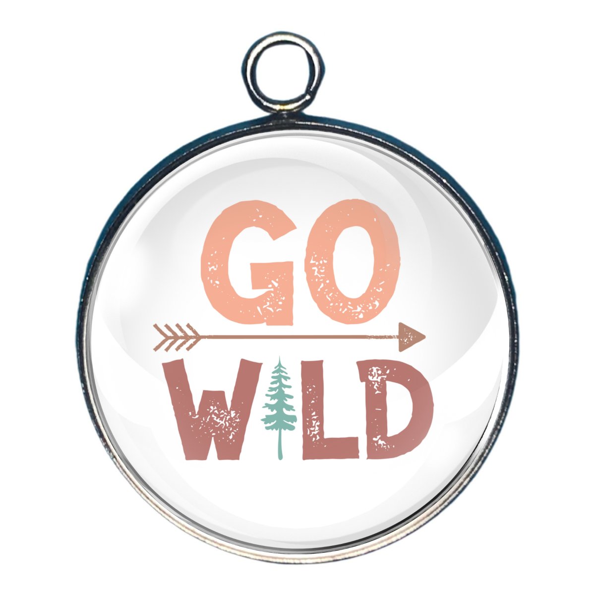 Charm that says Go Wild