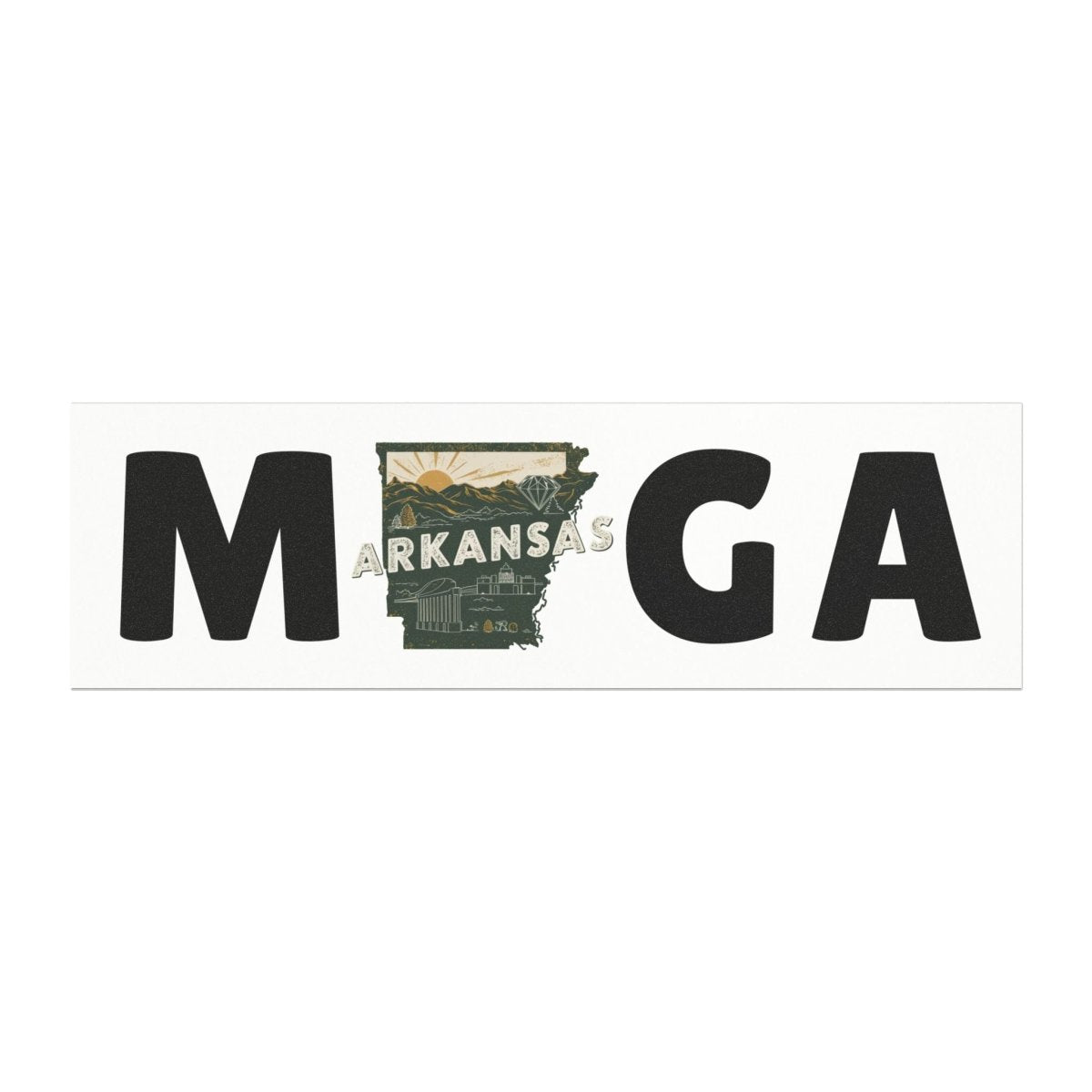 Car Magnet - Make Arkansas Great Again