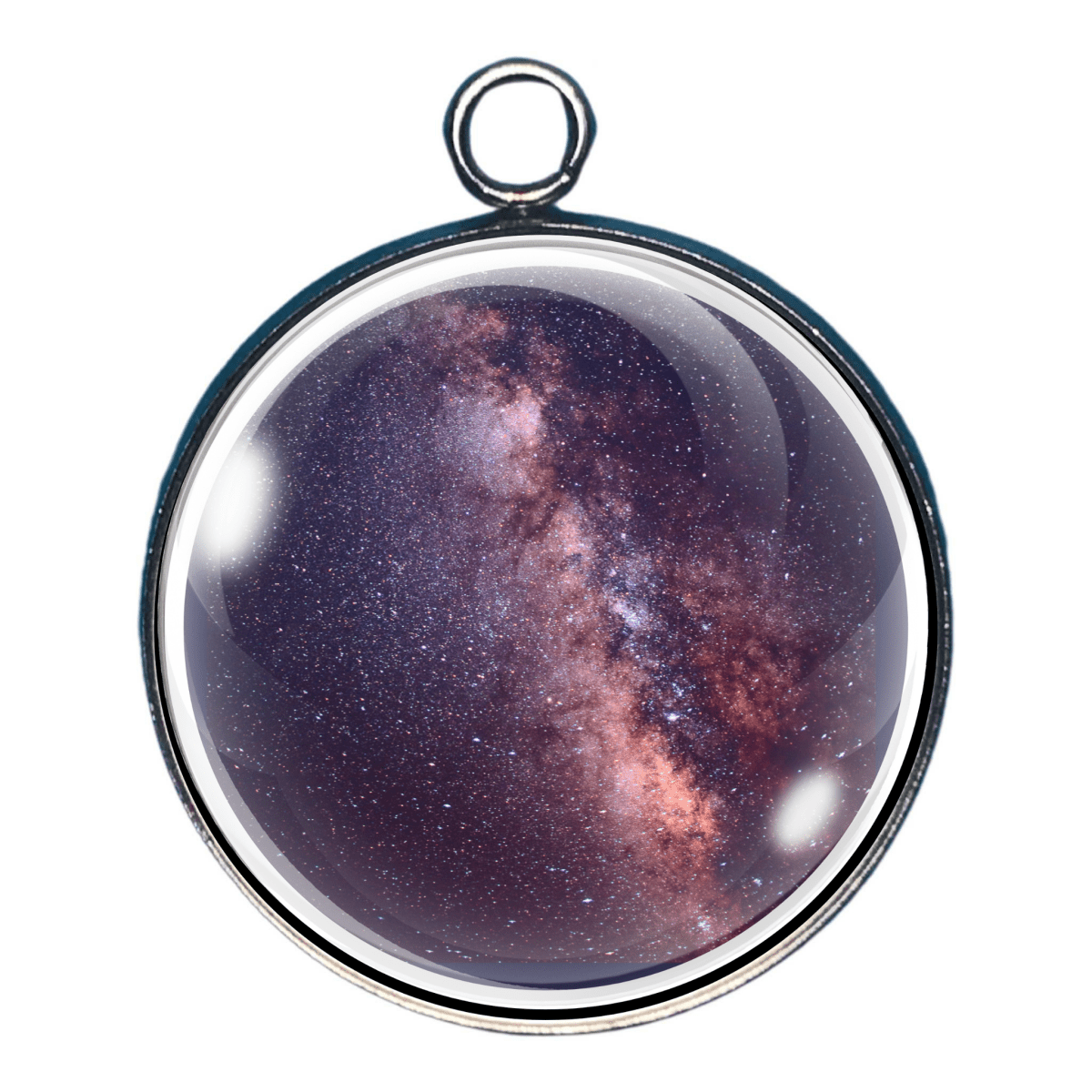 Deep galaxy Milky Way core celestial jewelry charm