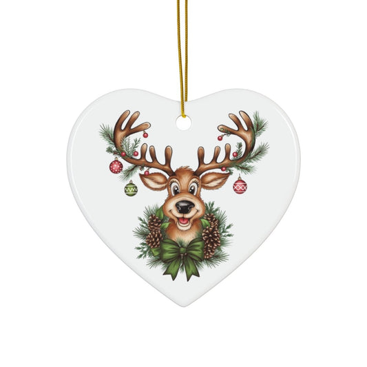 Ceramic Ornament Reindeer Christmas Lights