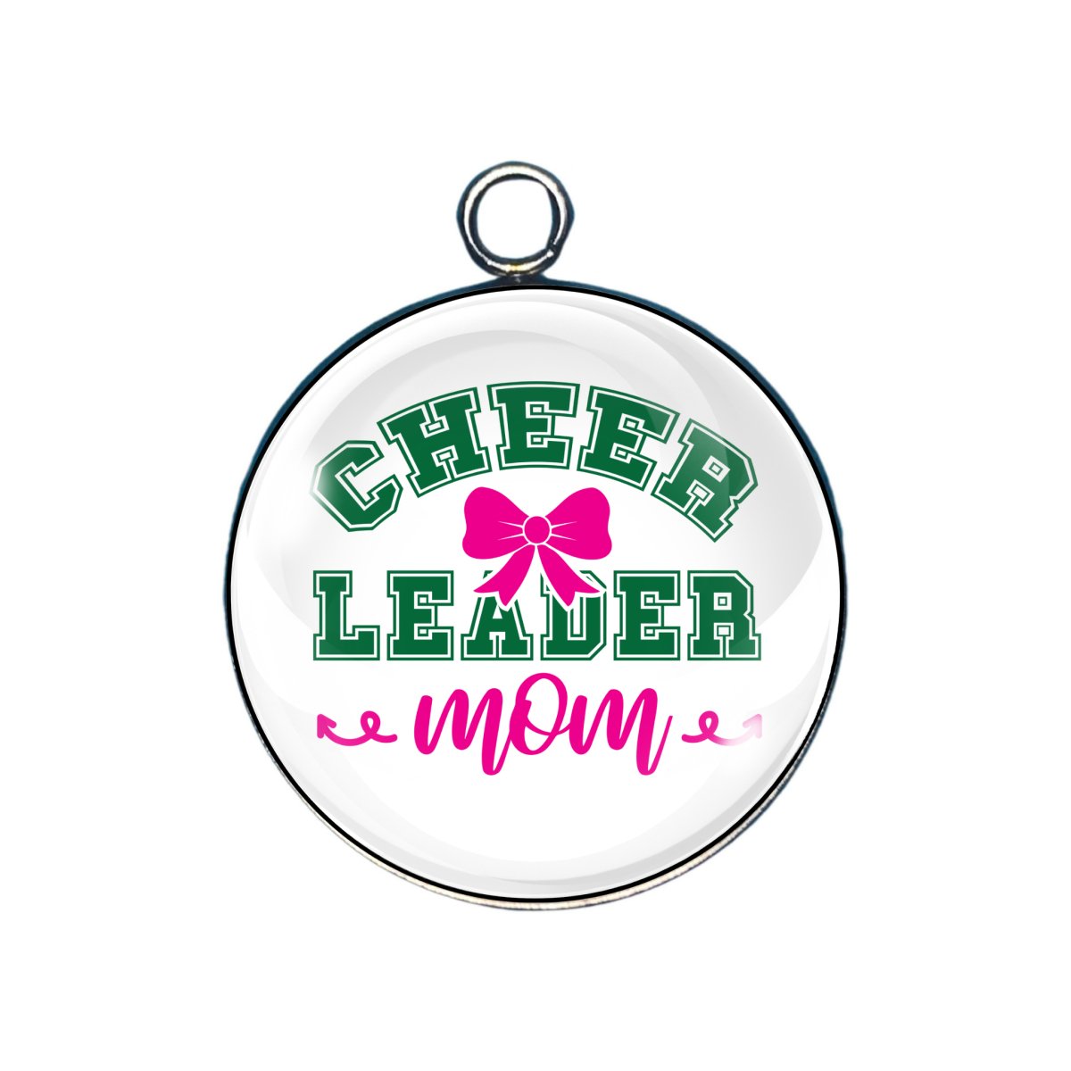 Cheerleader Glass Cabochon Charms