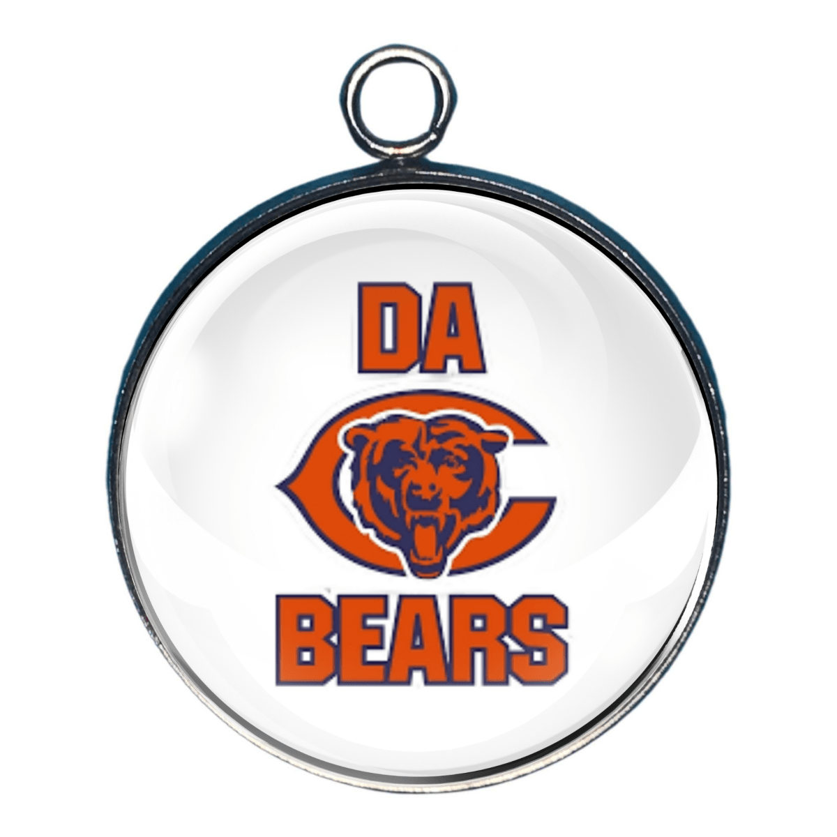Chicago Bears Glass Cabochon Charms