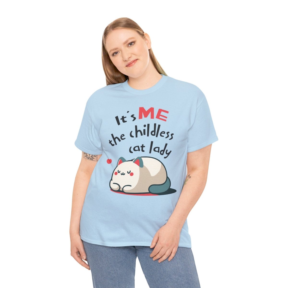 Childless Cat Lady Unisex Heavy Cotton Tee