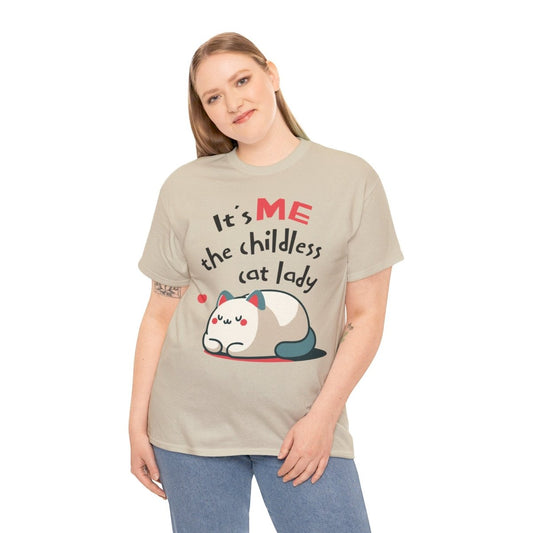 Childless Cat Lady Unisex Heavy Cotton Tee