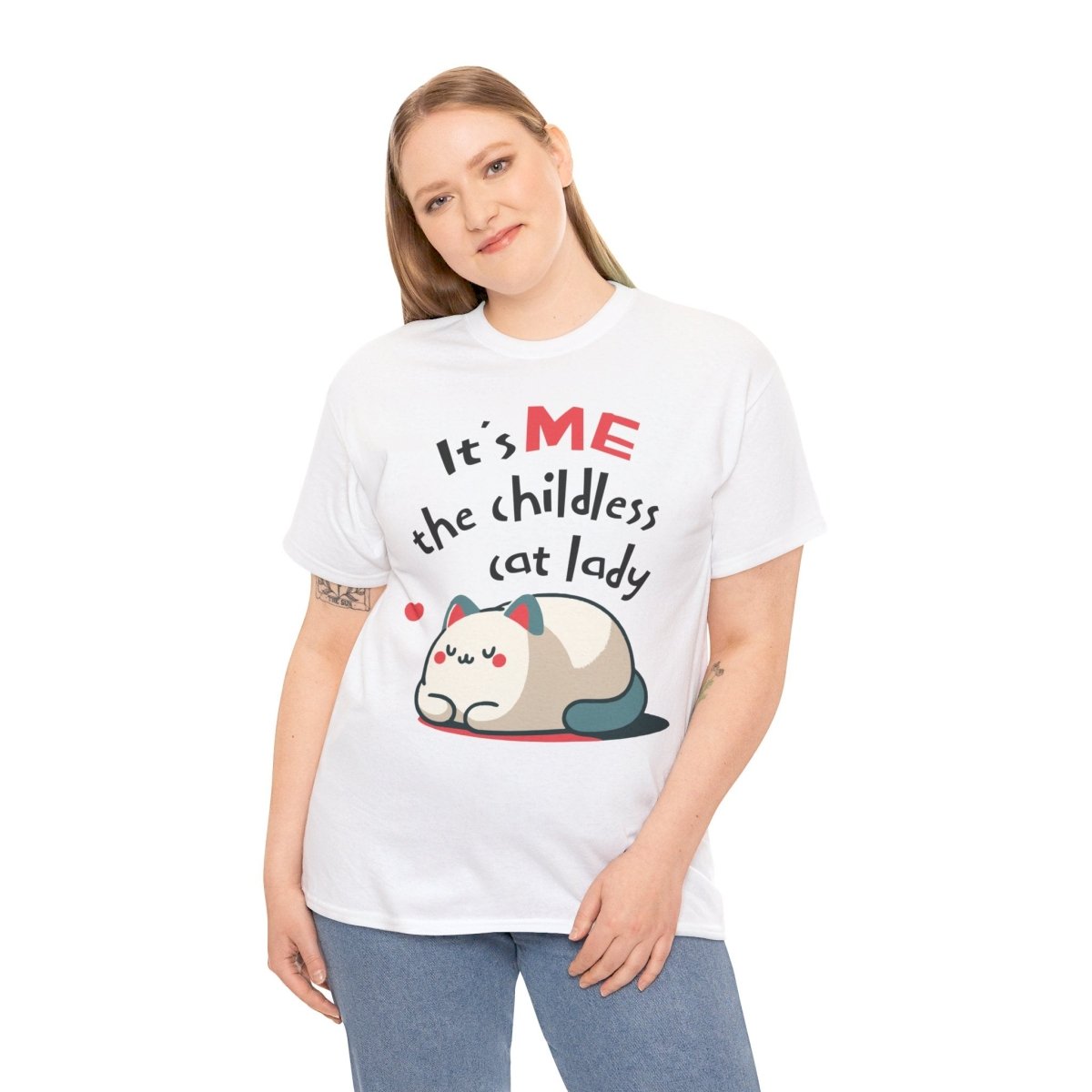 Childless Cat Lady Unisex Heavy Cotton Tee