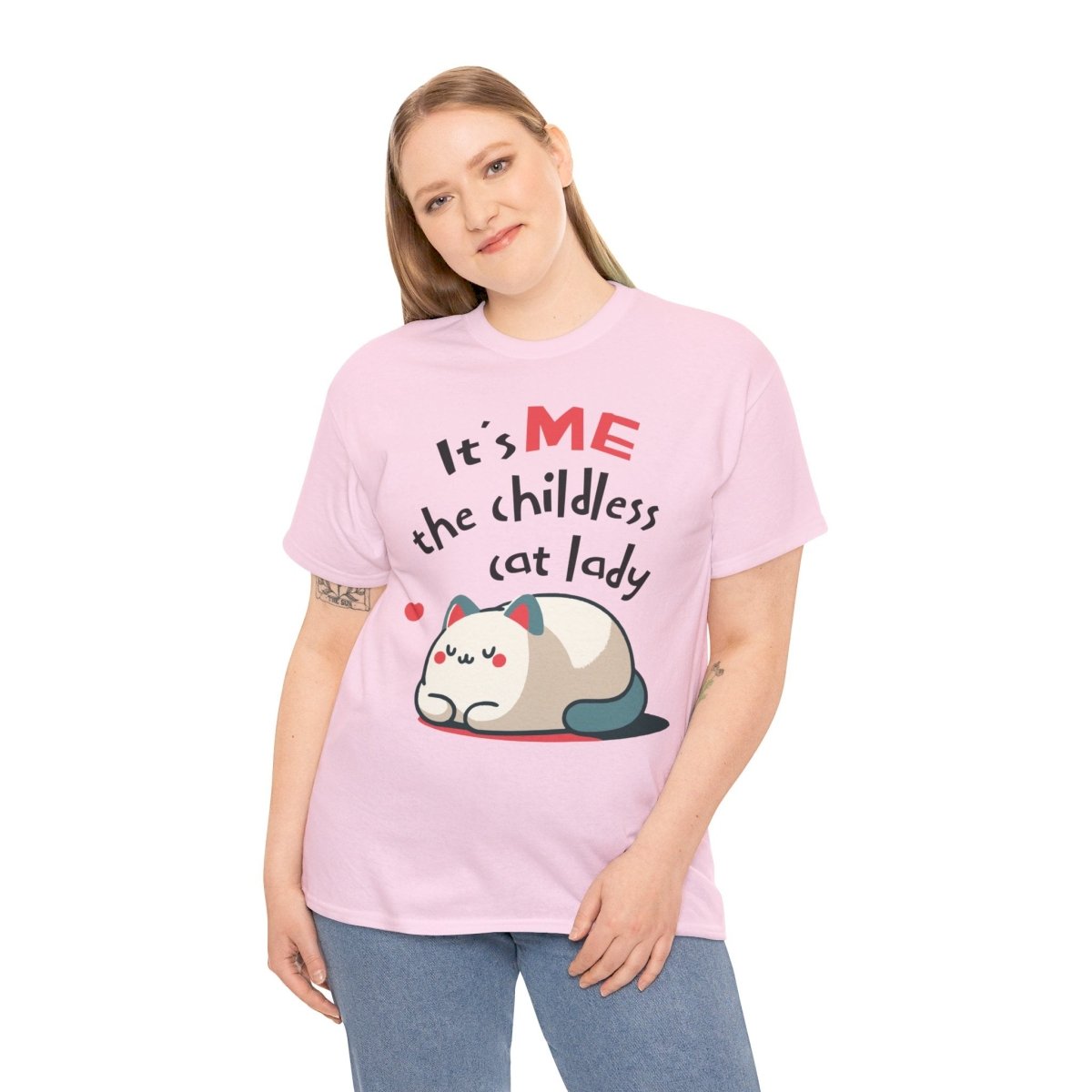 Childless Cat Lady Unisex Heavy Cotton Tee