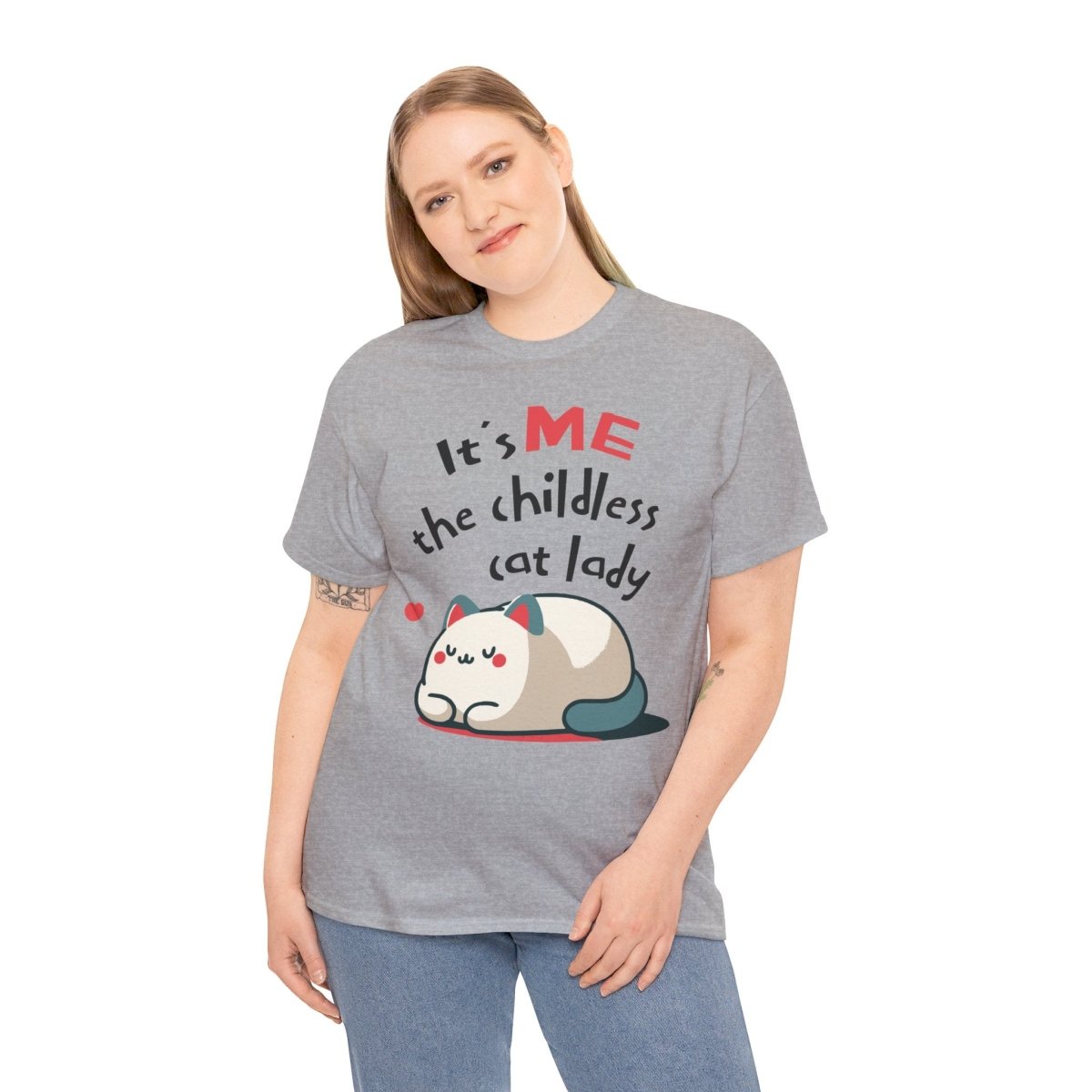 Childless Cat Lady Unisex Heavy Cotton Tee