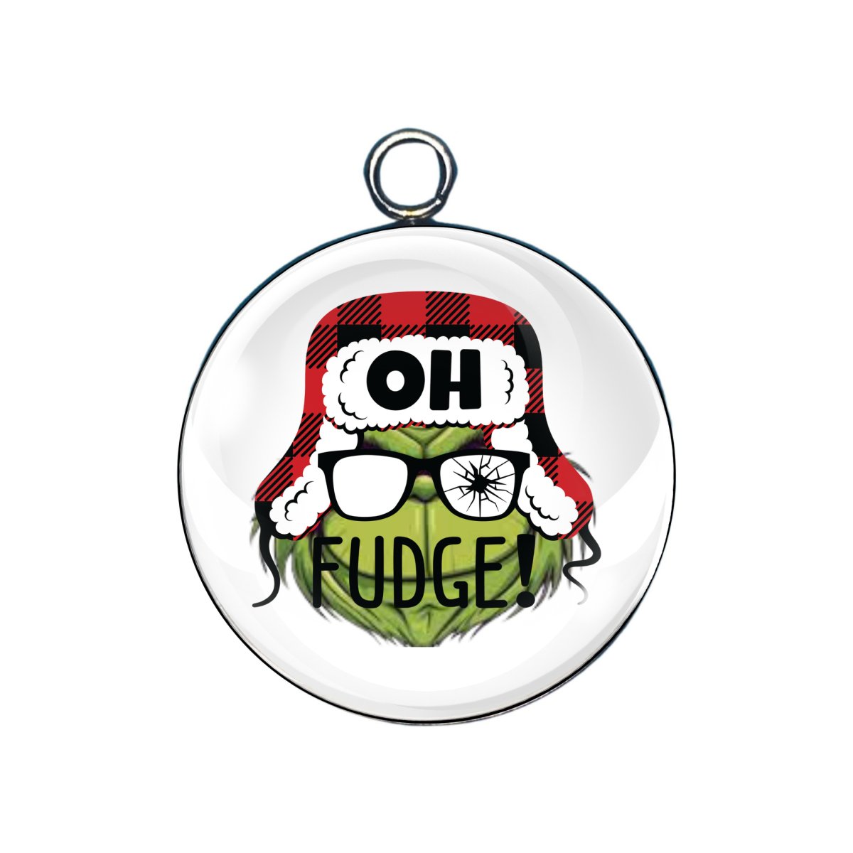 Christmas Story glass cabochon charm