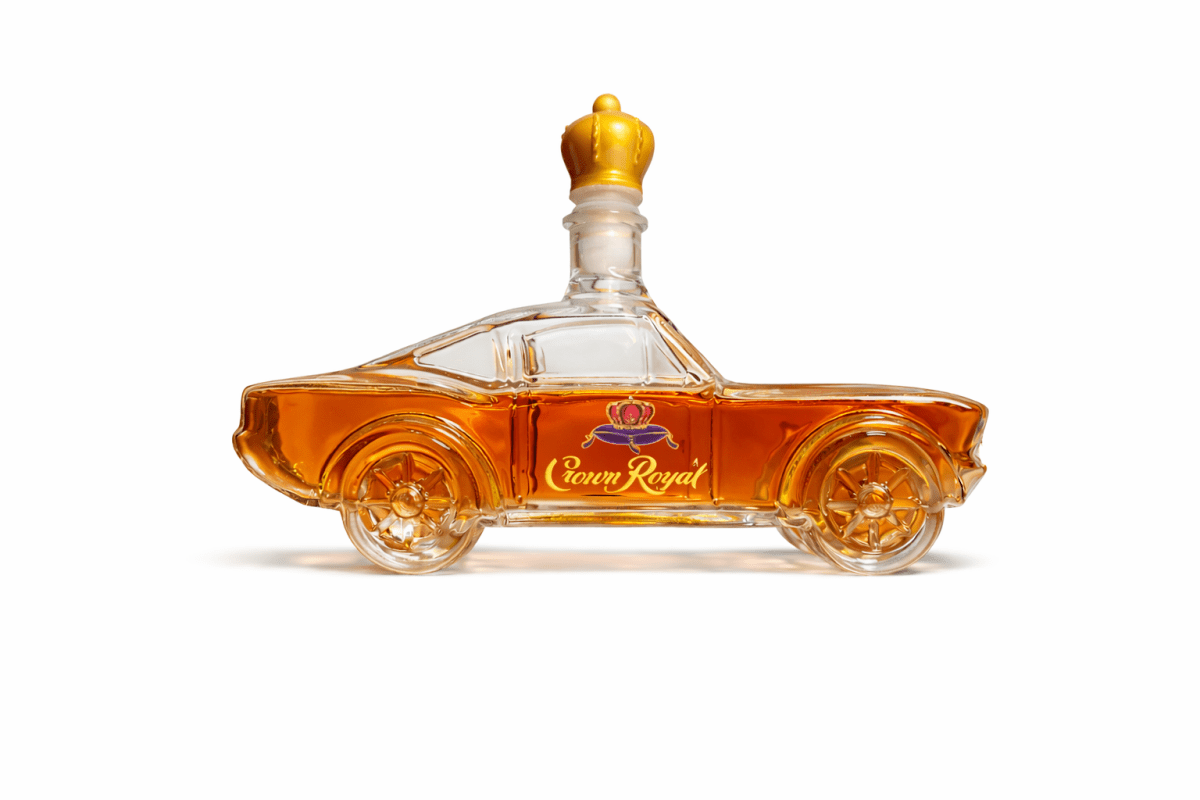 Classic Ford Mustang Car Whiskey Decanter