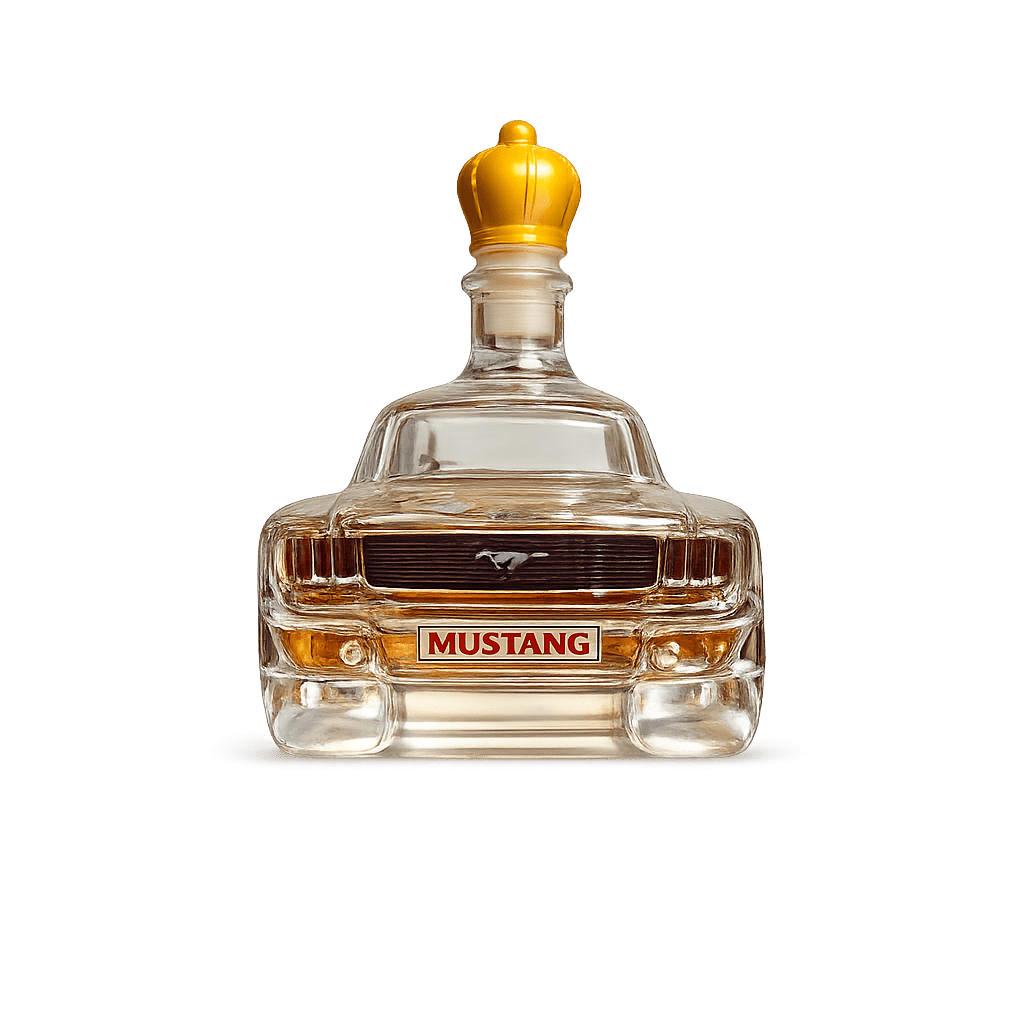 Classic Ford Mustang Car Whiskey Decanter