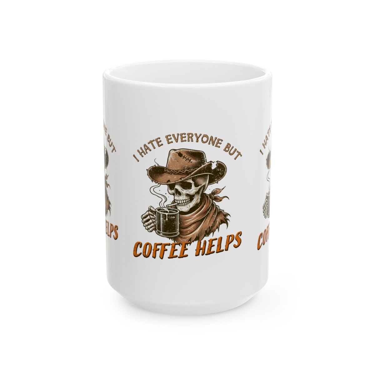 Coffee Helps Ceramic Mug, (11oz, 15oz)