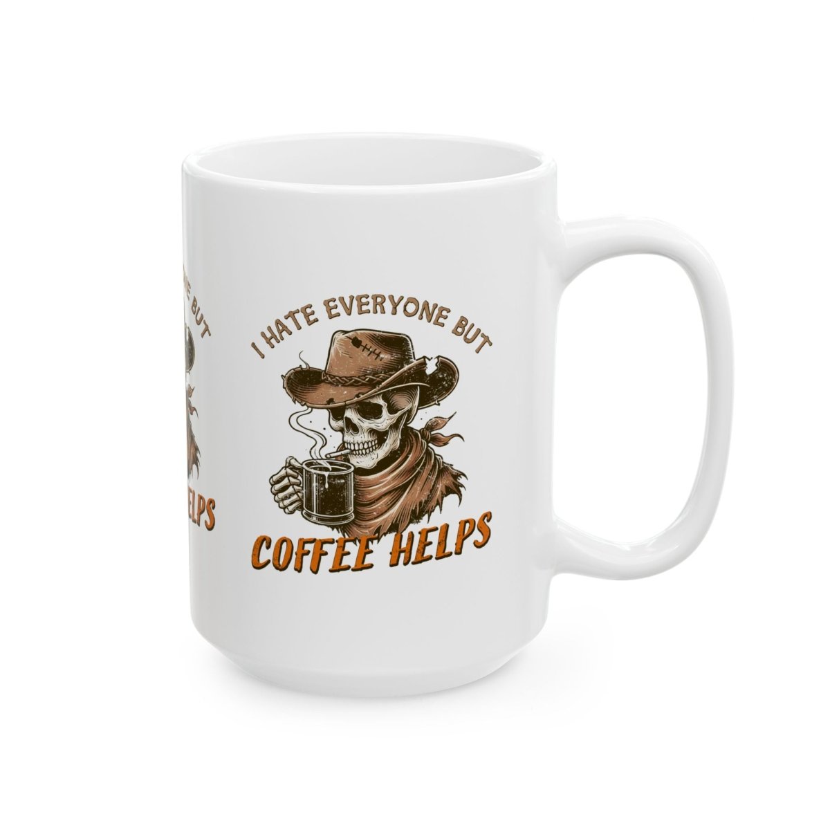 Coffee Helps Ceramic Mug, (11oz, 15oz)