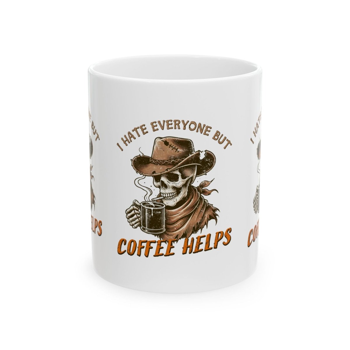 Coffee Helps Ceramic Mug, (11oz, 15oz)