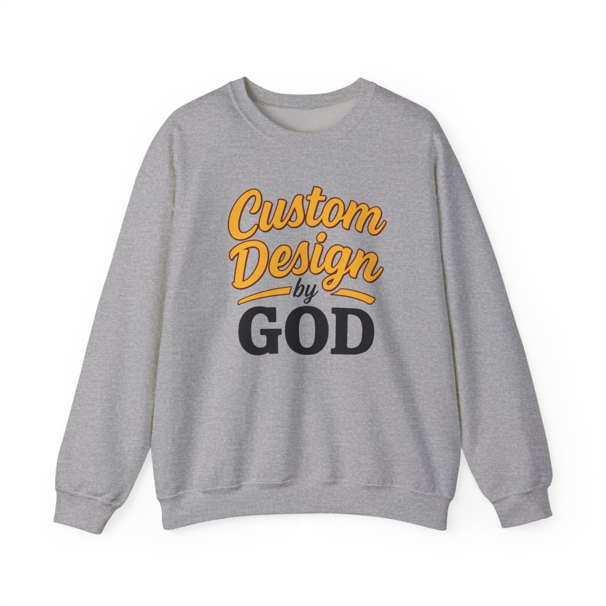 Custom Design by God Sweatshirt, Unisex Cozy Crewneck, Faith Inspired [...]