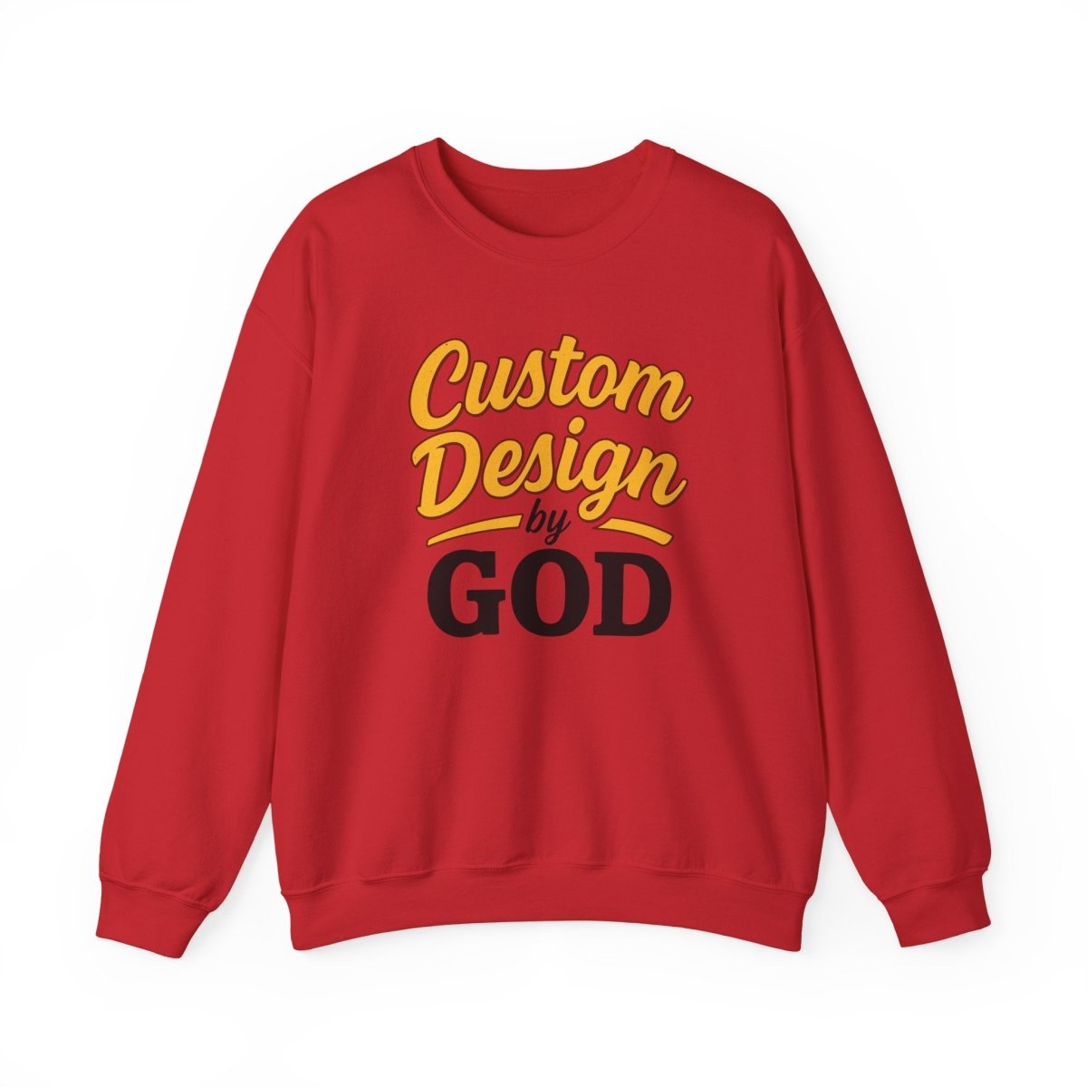 Custom Design by God Sweatshirt, Unisex Cozy Crewneck, Faith Inspired [...]