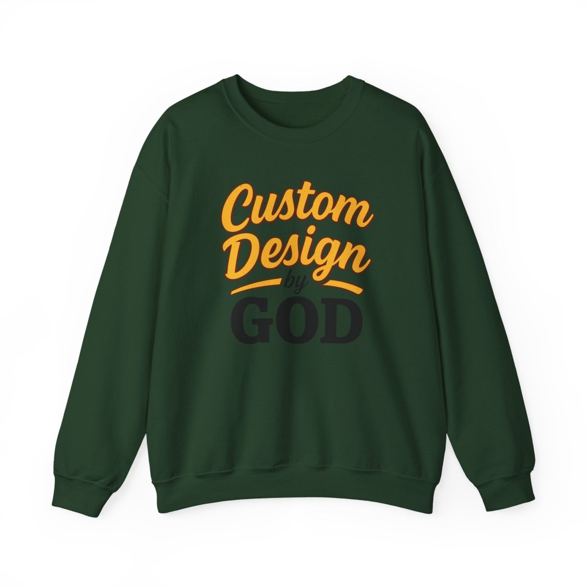 Custom Design by God Sweatshirt, Unisex Cozy Crewneck, Faith Inspired [...]