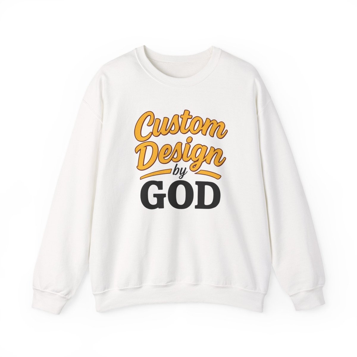 Custom Design by God Sweatshirt, Unisex Cozy Crewneck, Faith Inspired [...]