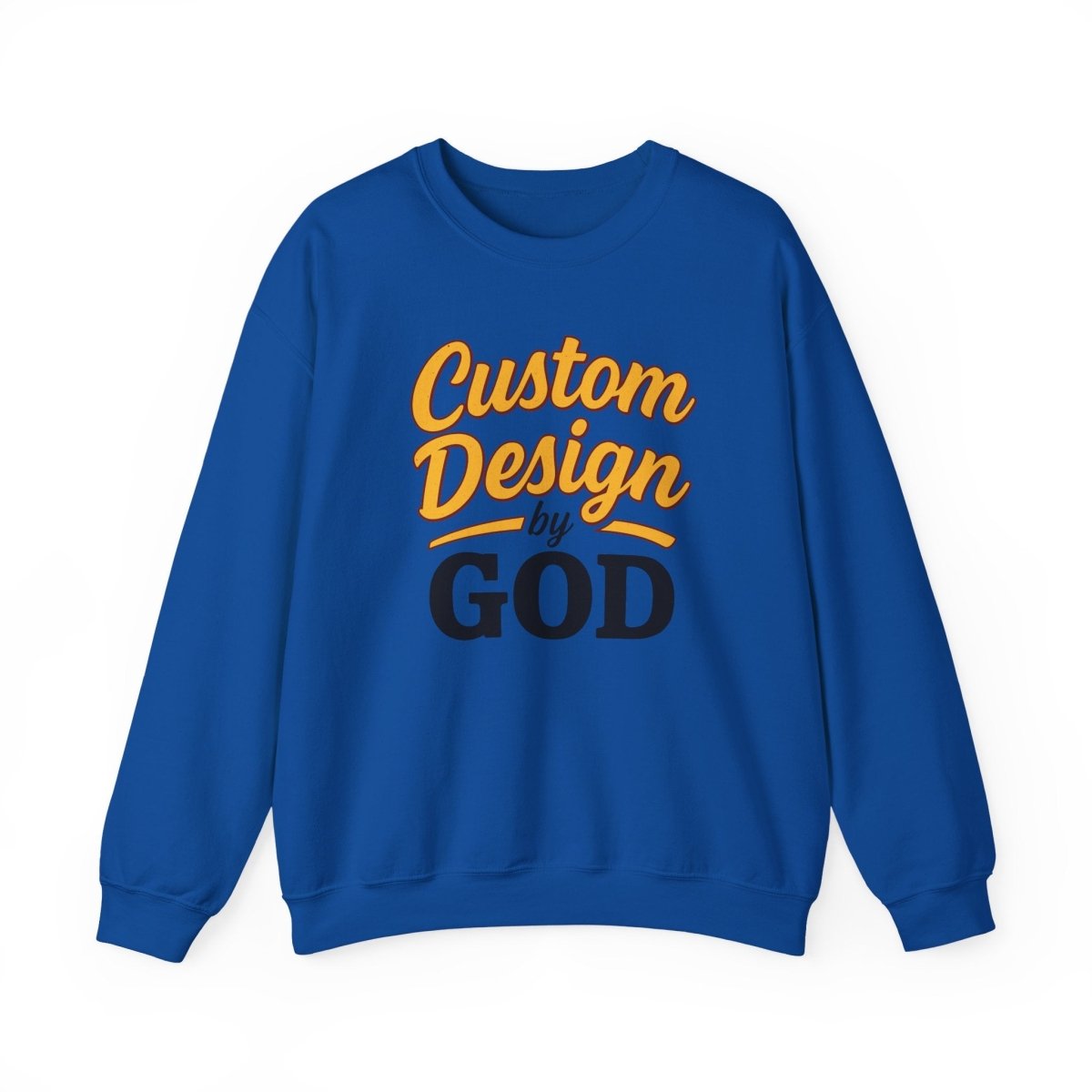 Custom Design by God Sweatshirt, Unisex Cozy Crewneck, Faith Inspired [...]