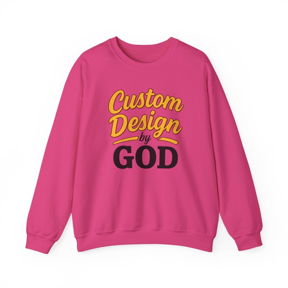 Custom Design by God Sweatshirt, Unisex Cozy Crewneck, Faith Inspired [...]