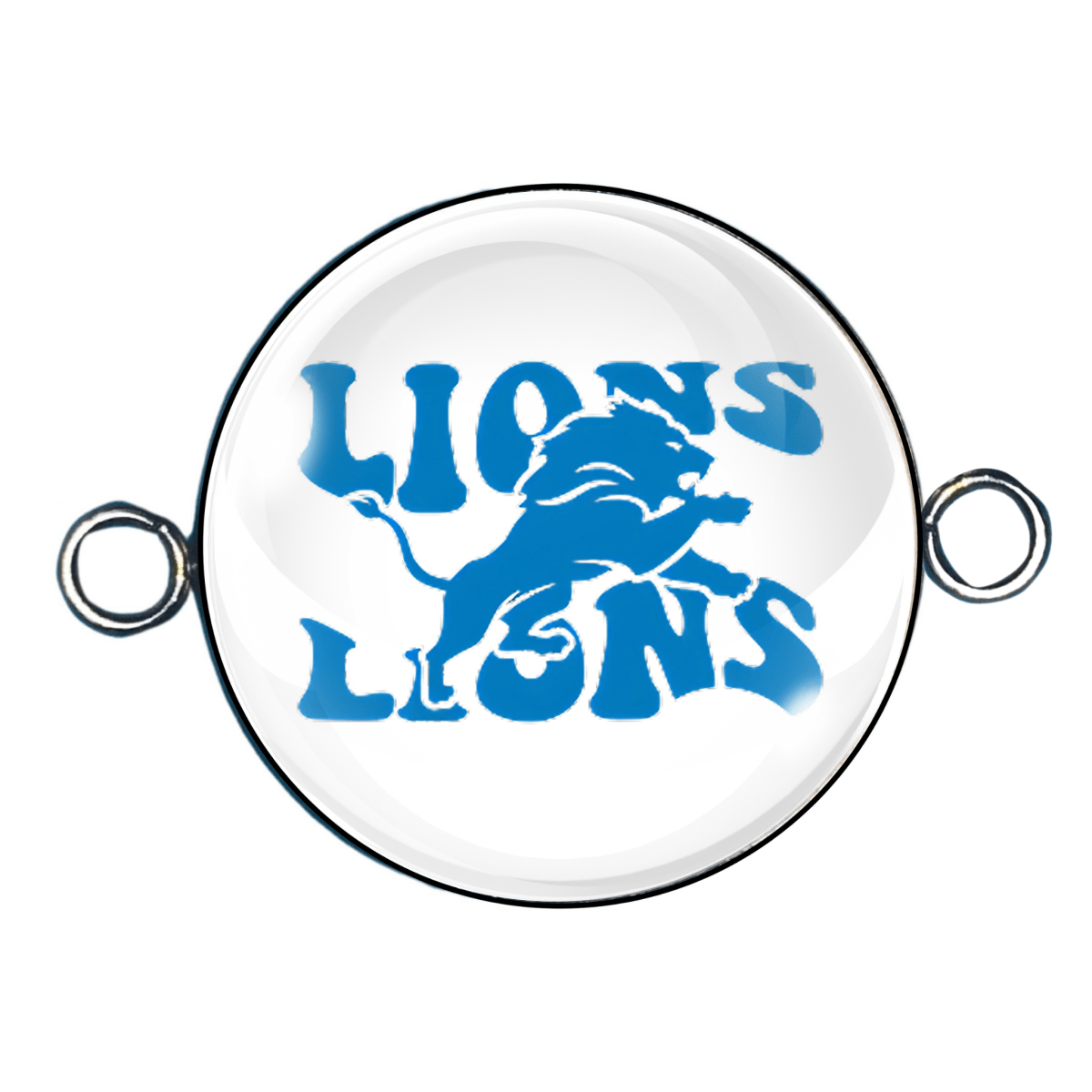 lions 2 hoop bracelet charm