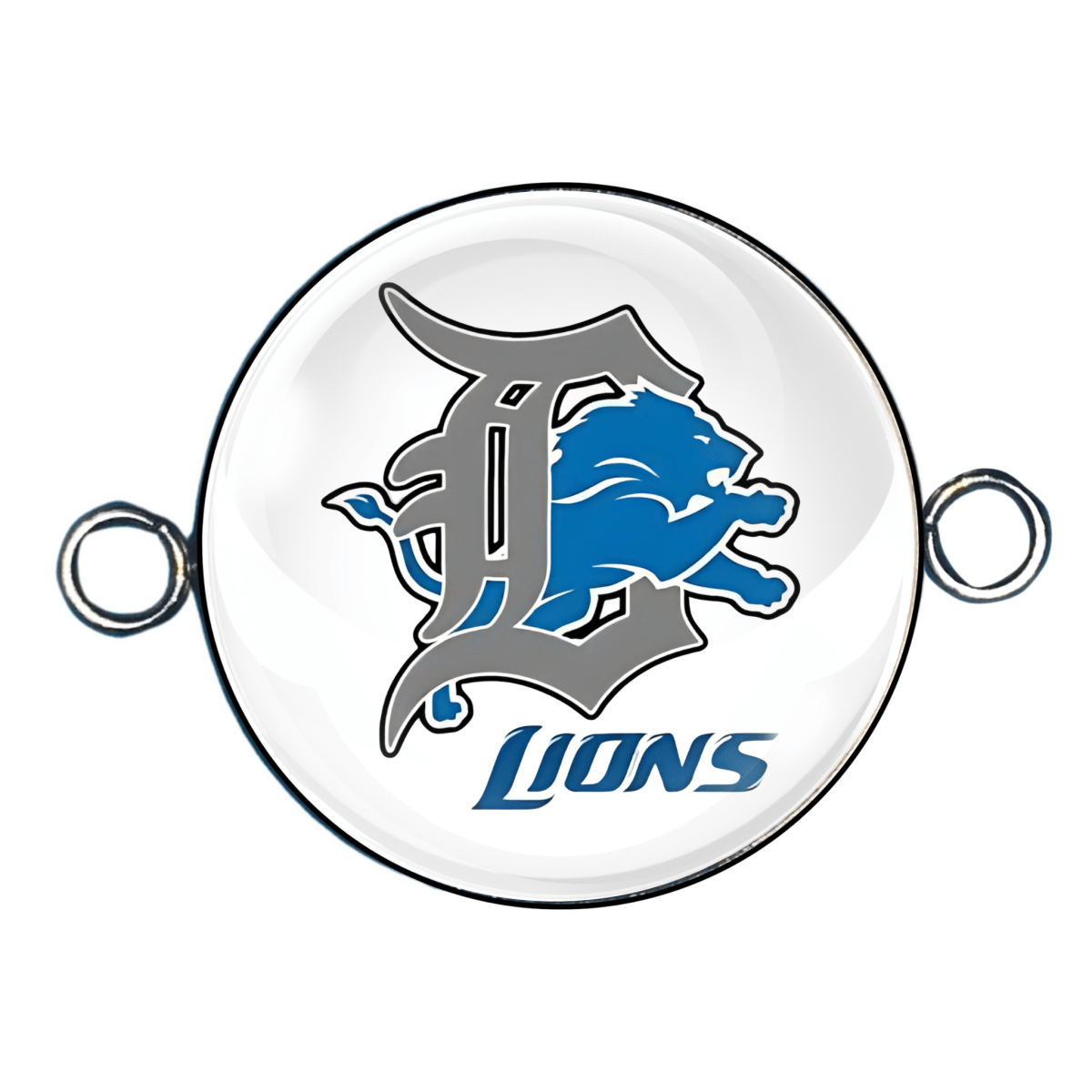 lions 2 hoop bracelet charm