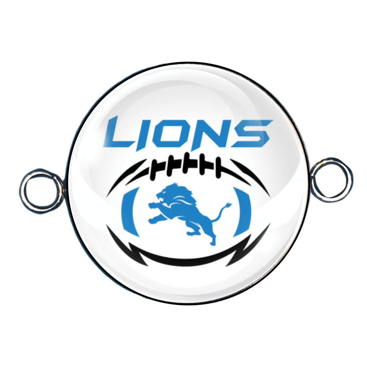 lions 2 hoop bracelet charm