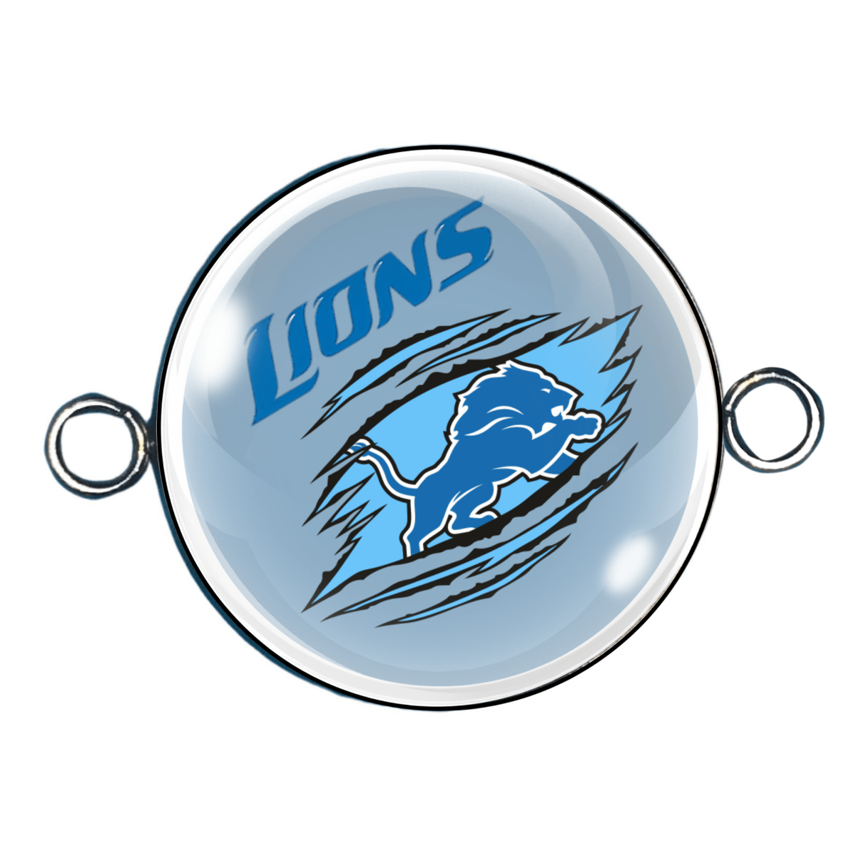 lions 2 hoop bracelet charm