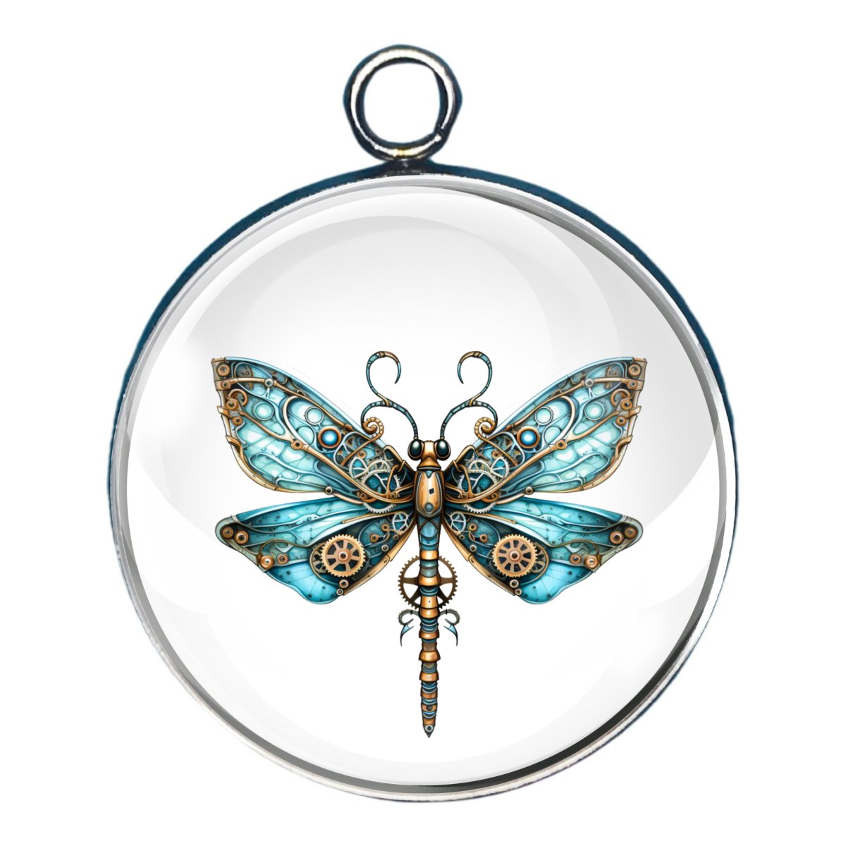 charm of a dragonfly - steampunk style