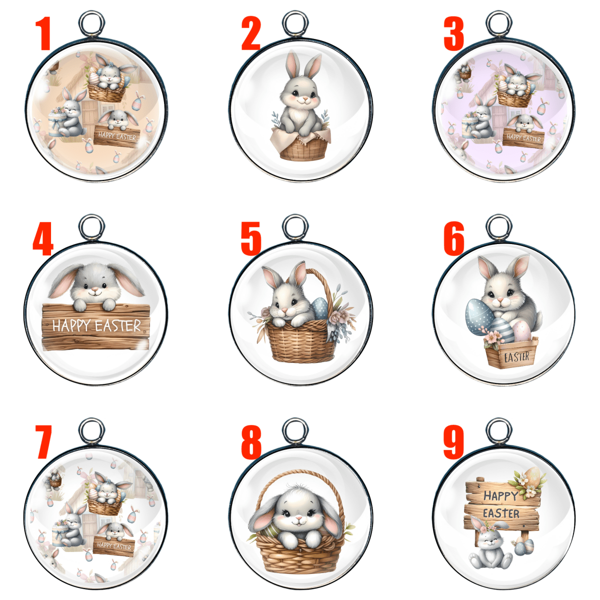 Easter Spring Bunny Charms