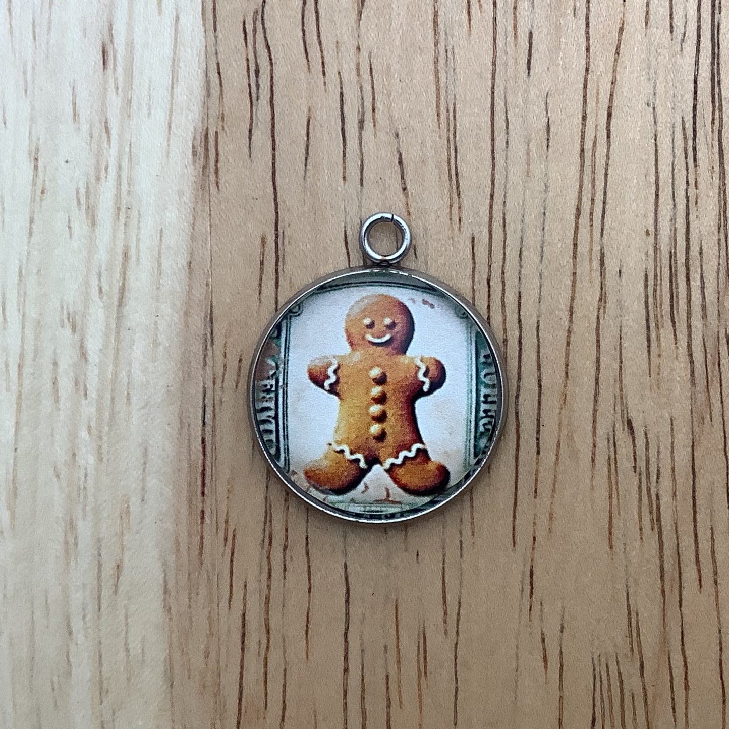 nostalgic Christmas gingerbread stamp design charm