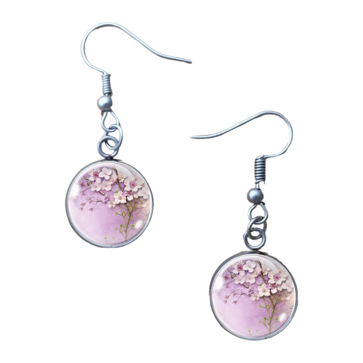 Elegant Spring Flowers Dangle Earrings