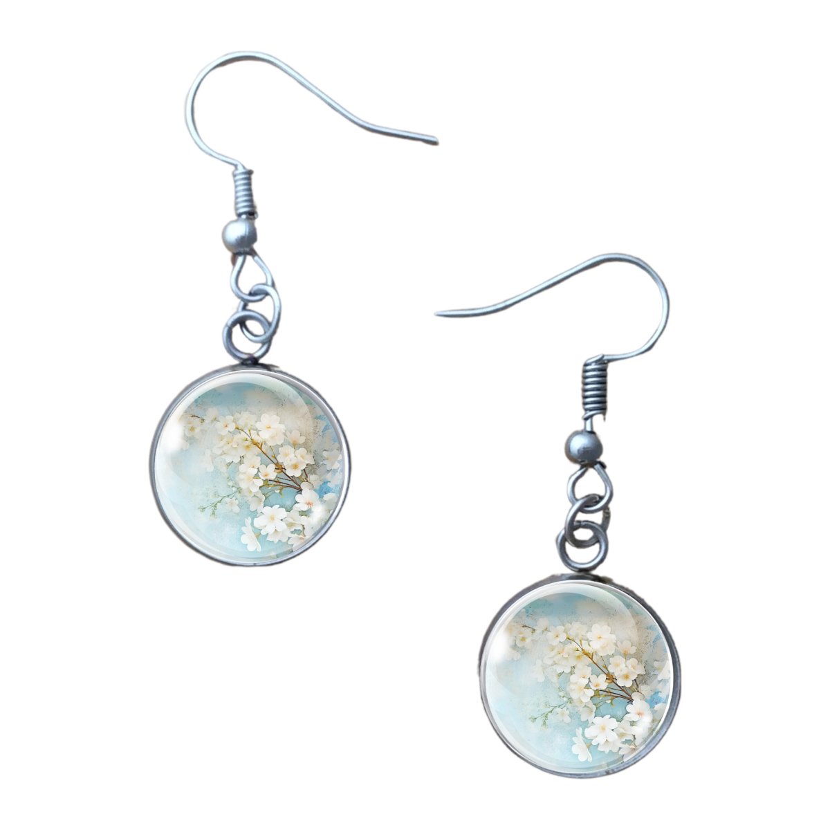 Elegant Spring Flowers Dangle Earrings