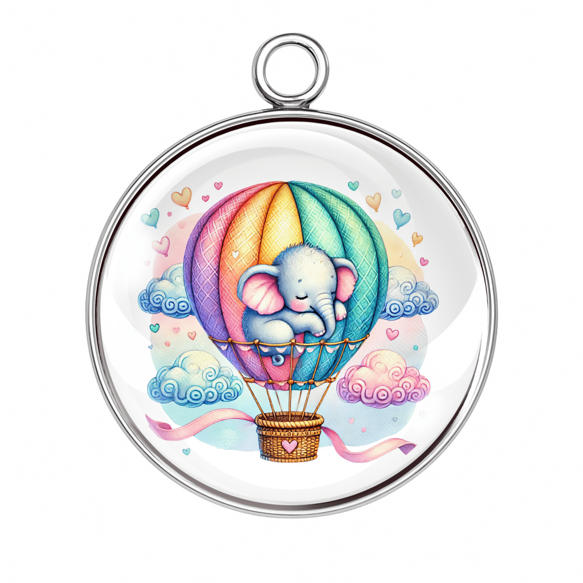 Elephants Everywhere! - Baby Elephant Charms | Rainbow, Safari, Sunset, Balloon