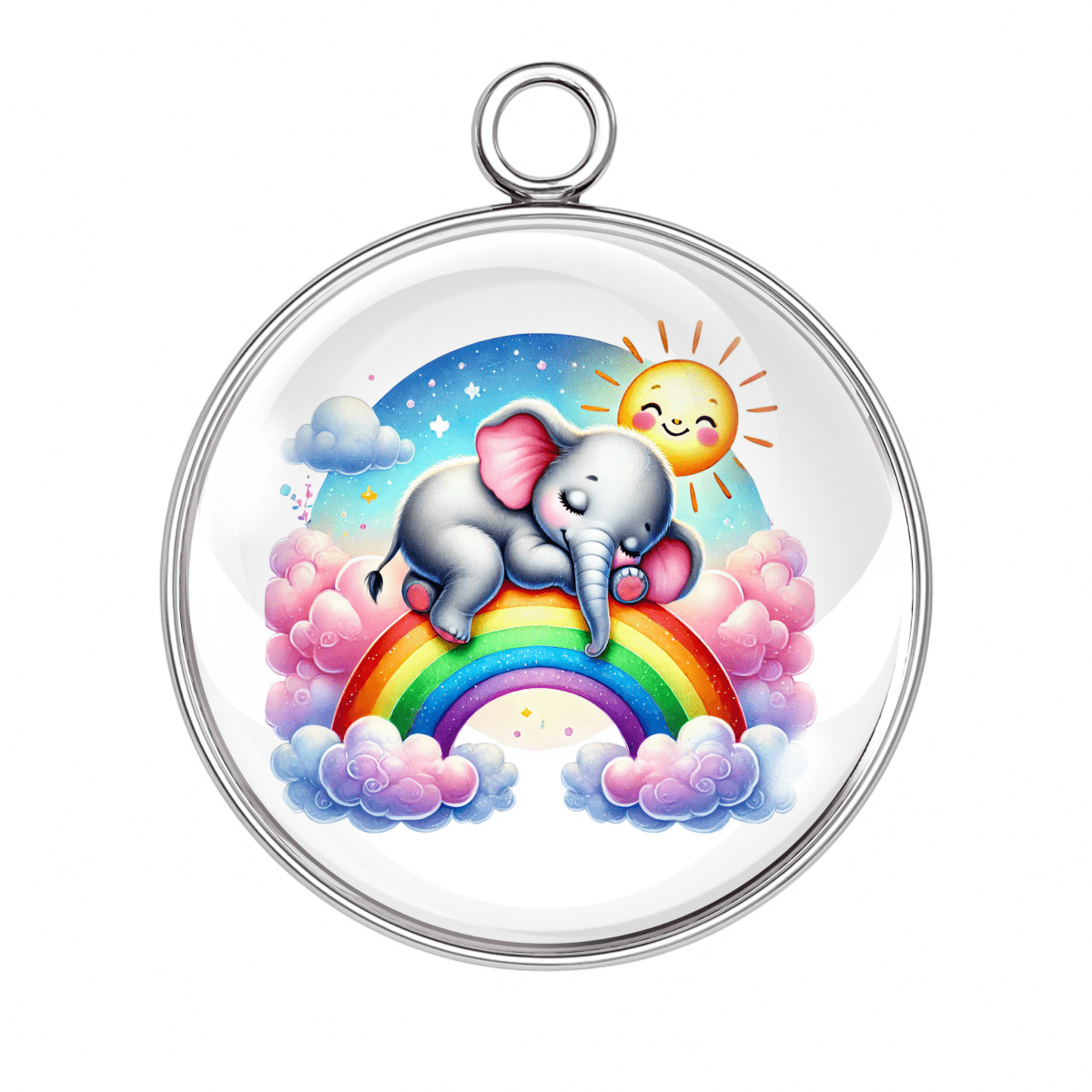 Elephants Everywhere! - Baby Elephant Charms | Rainbow, Safari, Sunset, Balloon
