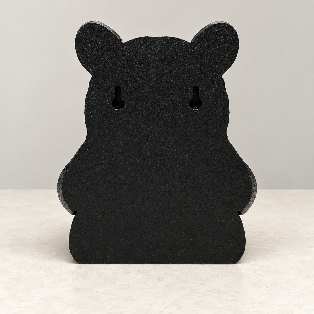 Black Bear Bird Feeder Wall Fence Mounted or Freestanding Garden Decor