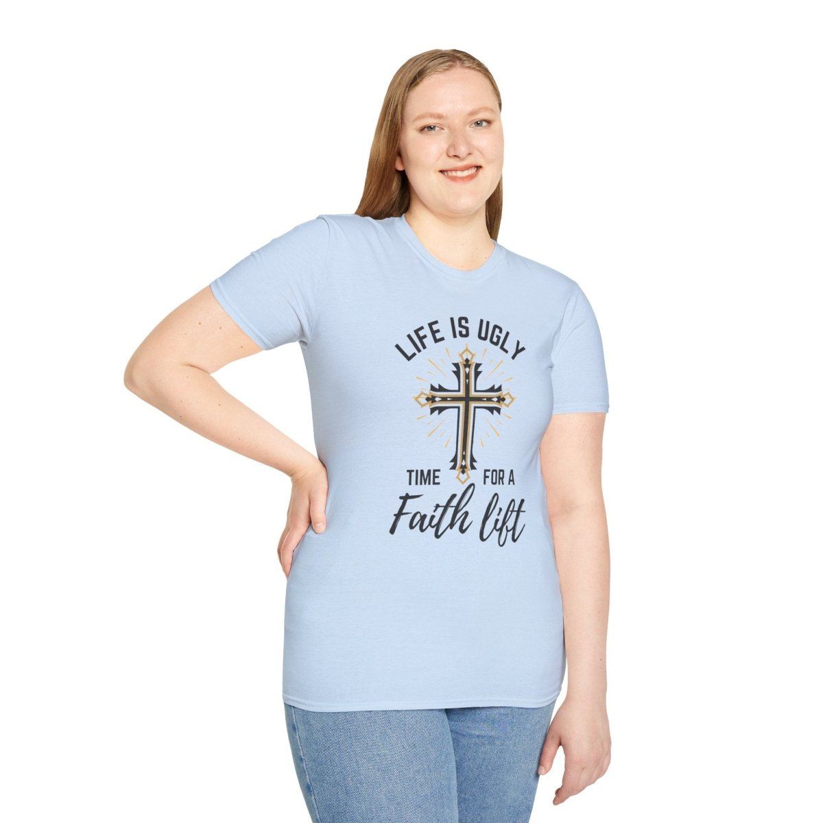 Faith Lift T-Shirt, Christian Tees, Religious Gift