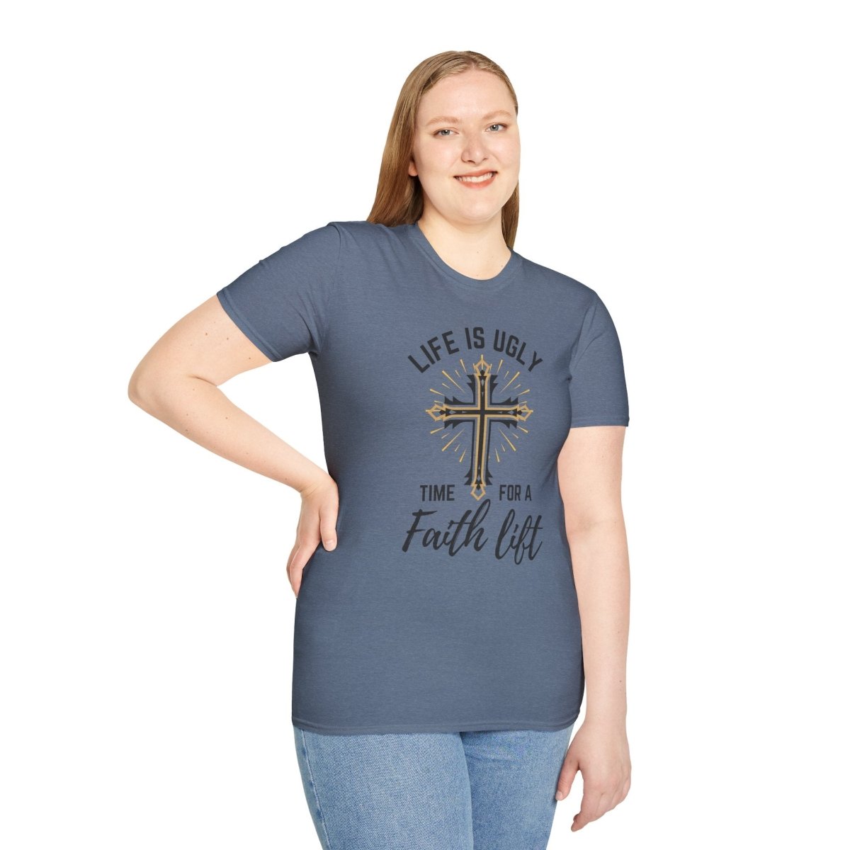 Faith Lift T-Shirt, Christian Tees, Religious Gift