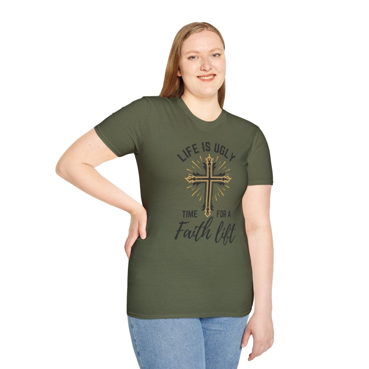 Faith Lift T-Shirt, Christian Tees, Religious Gift
