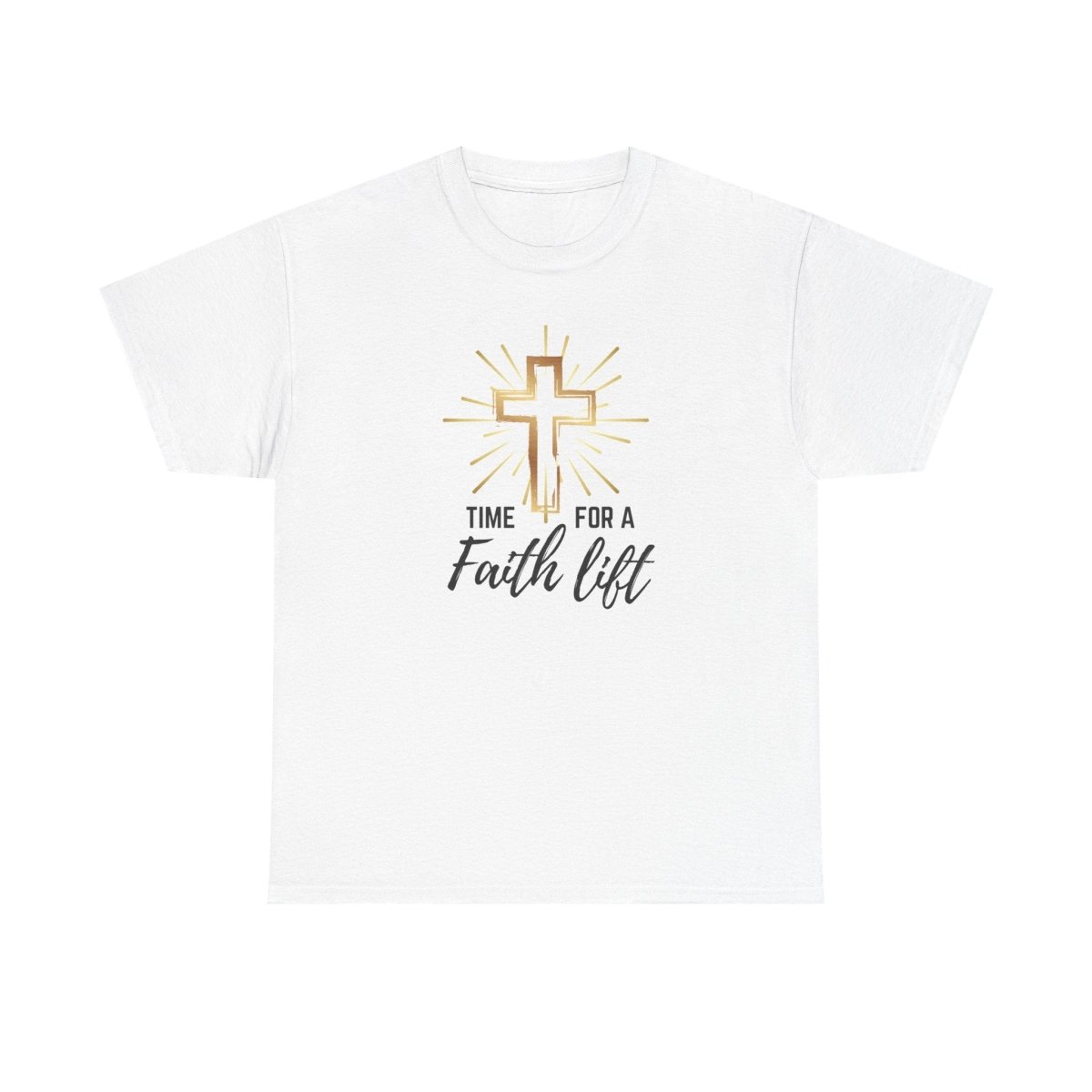 Faith Lift Unisex Heavy Cotton T-Shirt for Spiritual Soul Seekers