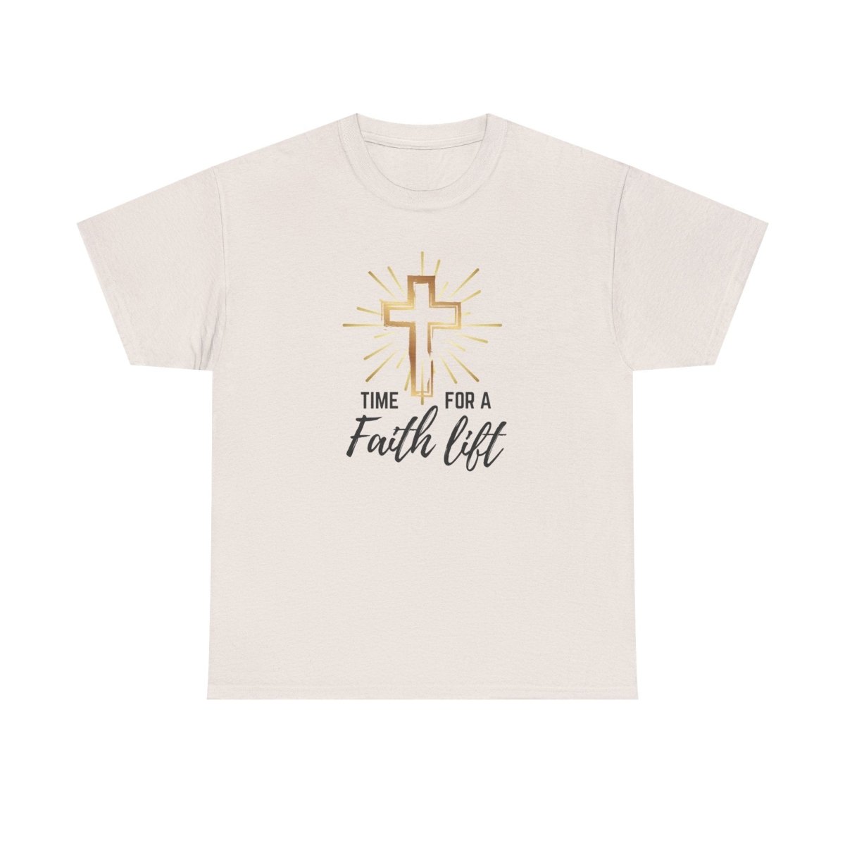Faith Lift Unisex Heavy Cotton T-Shirt for Spiritual Soul Seekers