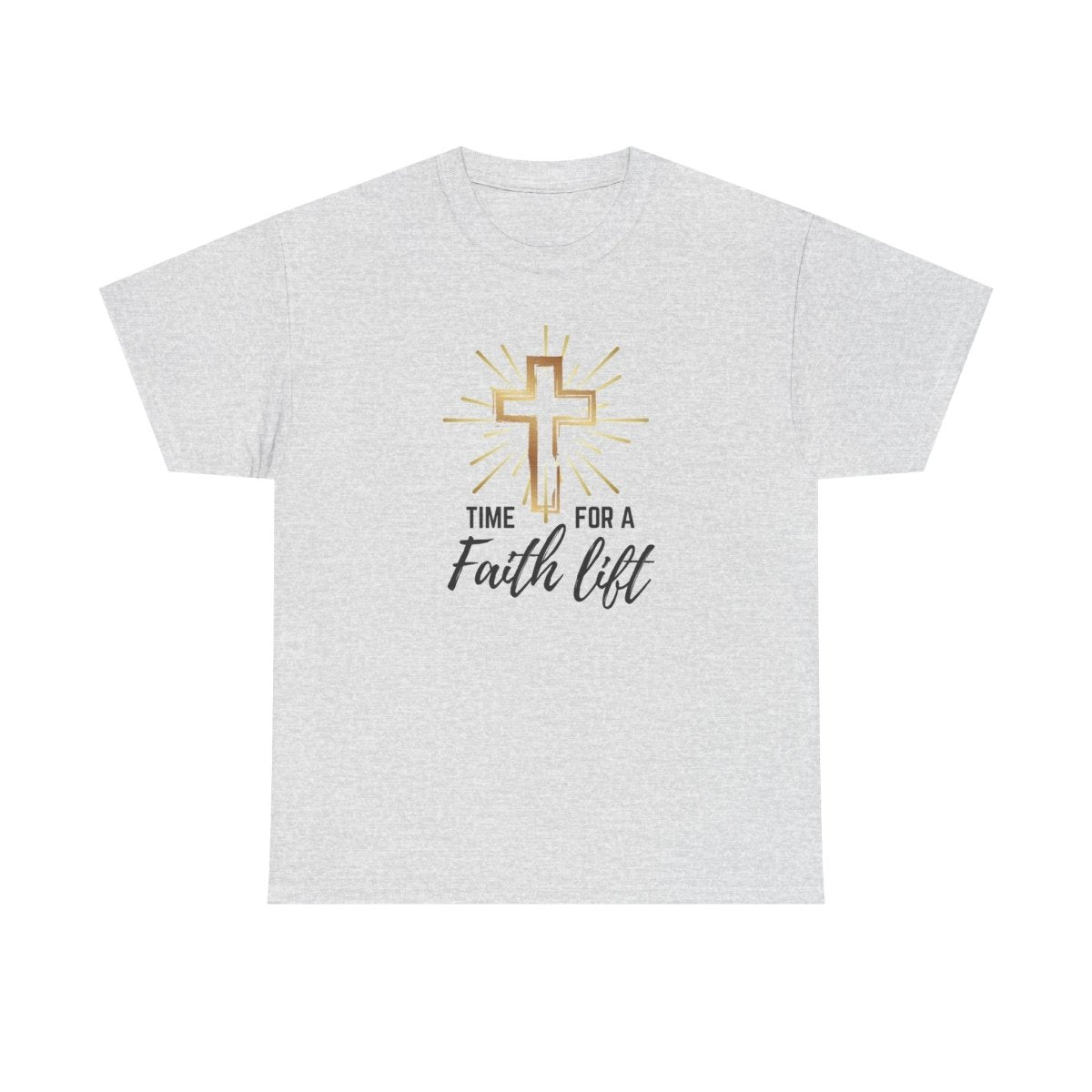 Faith Lift Unisex Heavy Cotton T-Shirt for Spiritual Soul Seekers